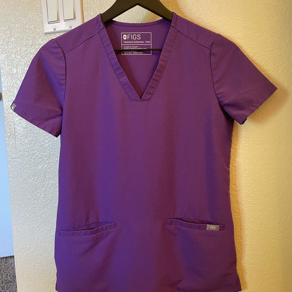 WEAR FIGS ULTRA VIOLET SCRUBS XXS PETITE